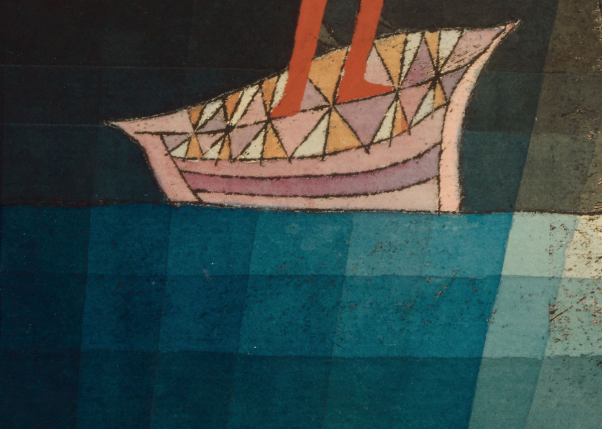 Detail 2: Left-hand boat in Opera battle scene